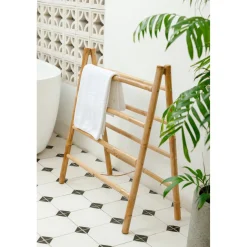 Le porte serviette LANGKAWI design moderne et scandinave 4 niveaux larges et profonds