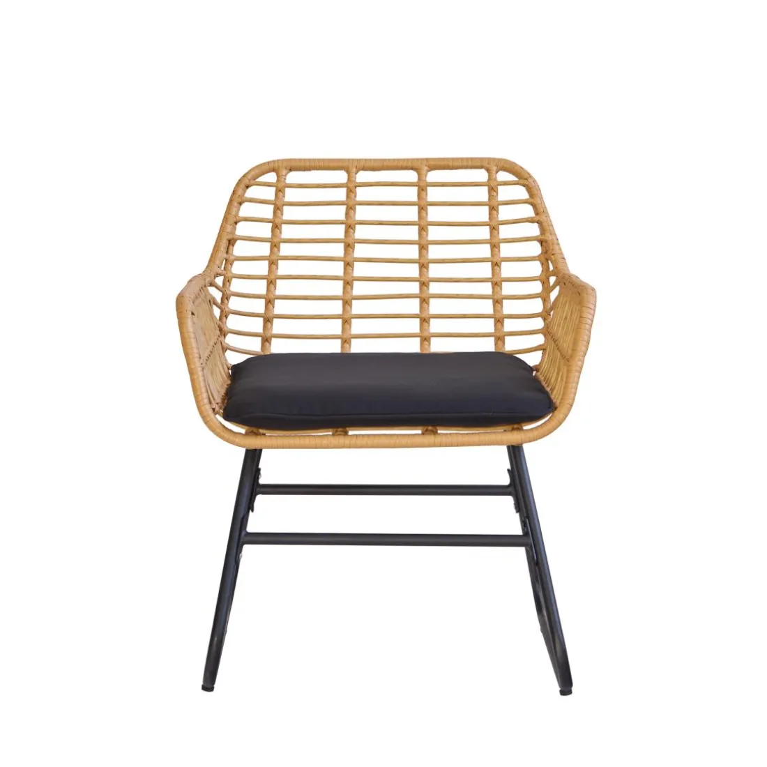 Le salon de jardin DANANG style scandinave et sa couleur noire intemporelle