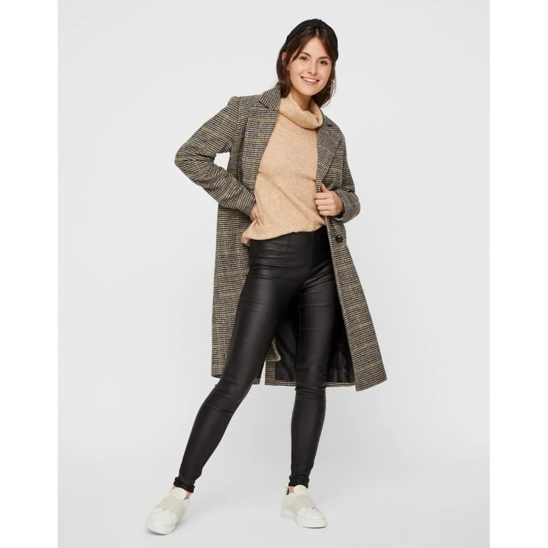 Legging skinny fit noir en viscose Ruby