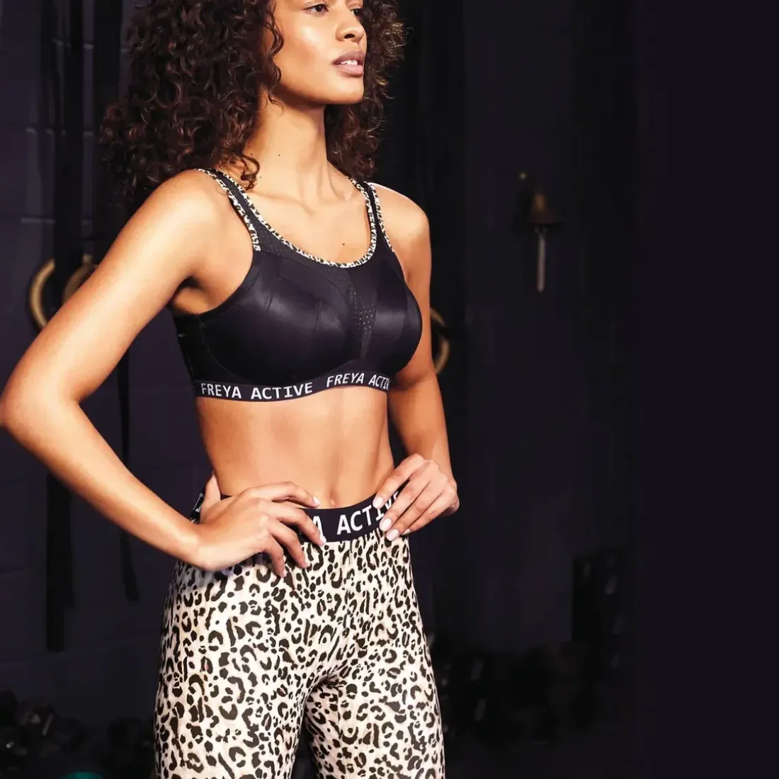 Leggings – Léopard Freya Active en nylon