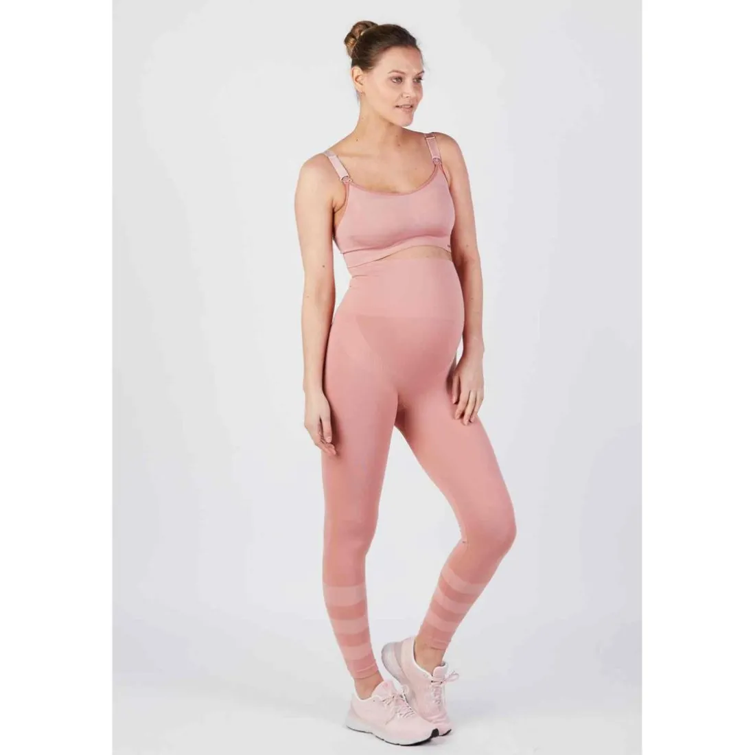 Leggings de grossesse sport rose Cache Coeur Lingerie