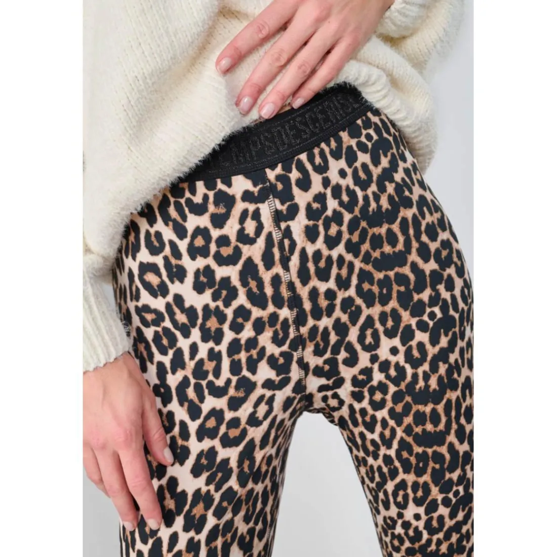 Leggins leggings ZAYN noir Léa en coton Dina