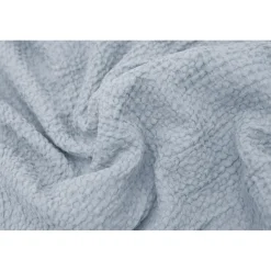 Les basiques - Plaid en coton bleu ciel
