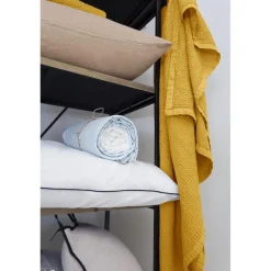 Les basiques - Plaid en coton ocre