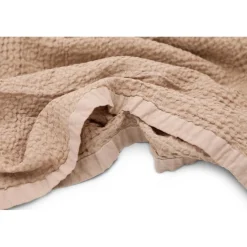 Les basiques - Plaid en coton beige