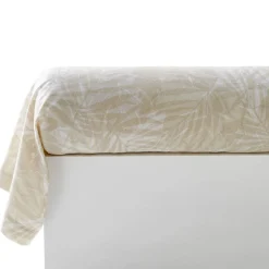 Linge de lit en coton GAMME SUCREE feuillage tropical multicolore