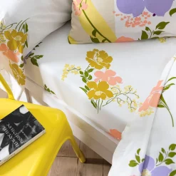 Linge de lit en coton HELLO YELLOW - multicolore