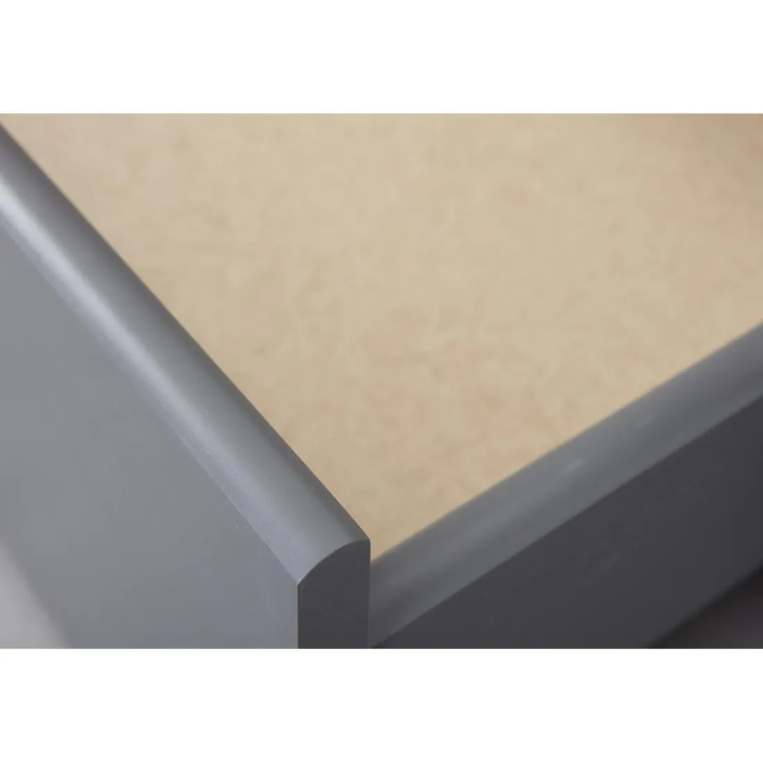 Lit Banquette 90 x 200 cm en Pin massif Gris BLANTA