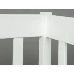 Lit Banquette SINTRO 90X200 Vernis Blanc