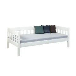 Lit Banquette SINTRO 90X200 Vernis Blanc