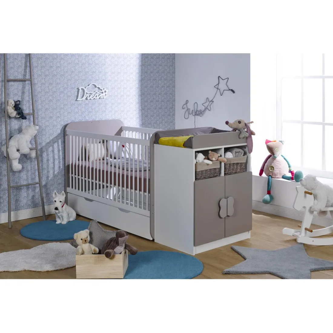 Lit combi MADRID - taupe