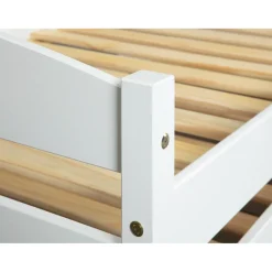 Lit Gigogne 90x200 blanc QUINTAS