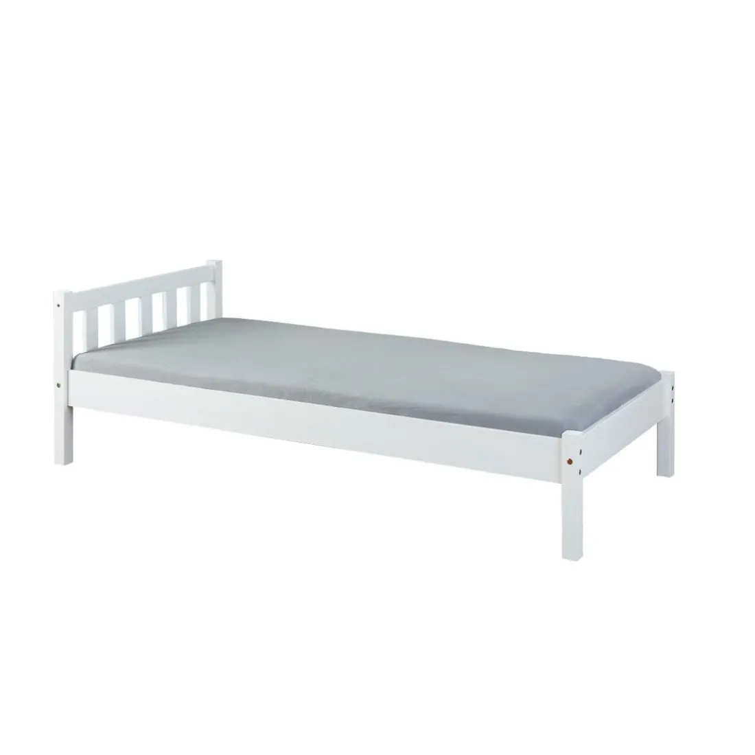 Lit simple 90x200 blanc COLMAR