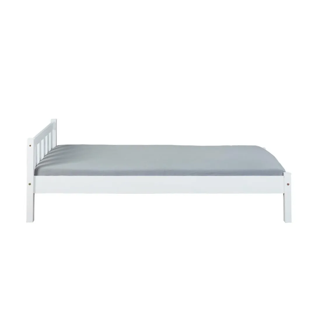 Lit simple 90x200 blanc COLMAR