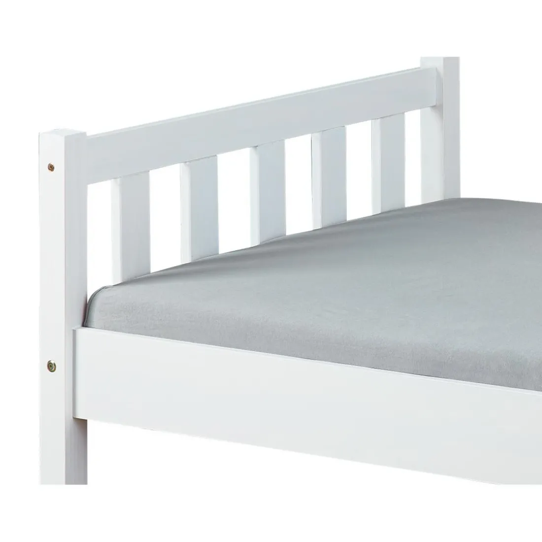 Lit simple 90x200 blanc COLMAR