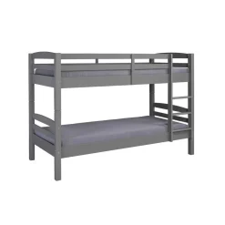 Lit Superposé LAVIUS 90x200 cm Gris