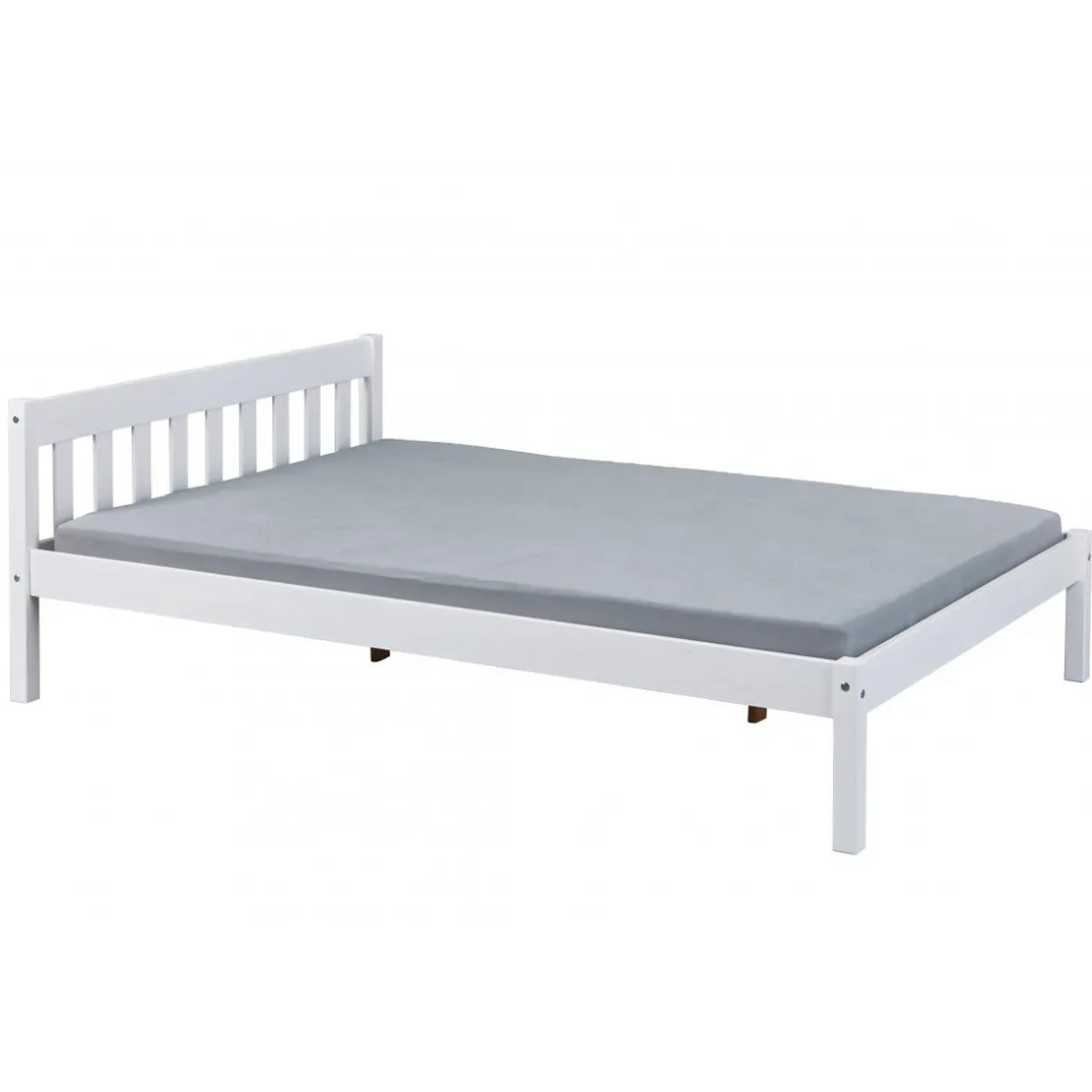 Lit 140x200 blanc MILAR