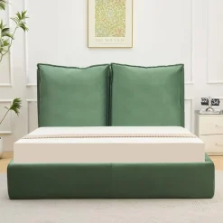 Lit-coffre Coussino sommier relevable Velours