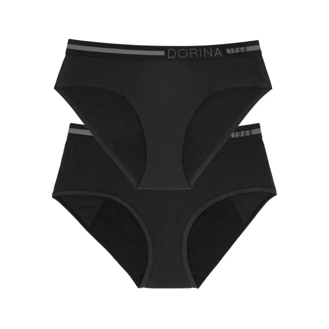 Lot 2 culottes menstruelle - Noir