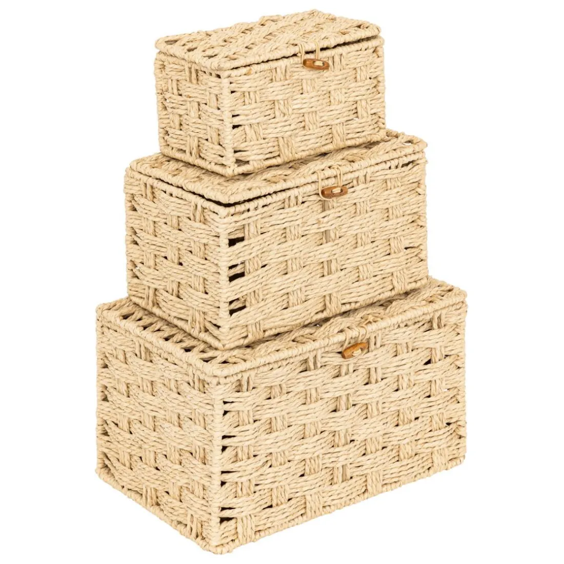 Lot de 3 Boites de rangement Elio