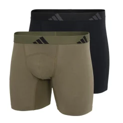 Lot de 2 boxers brief ergonomiques homme Active Flex Cotton Adidasport multicolore en coton