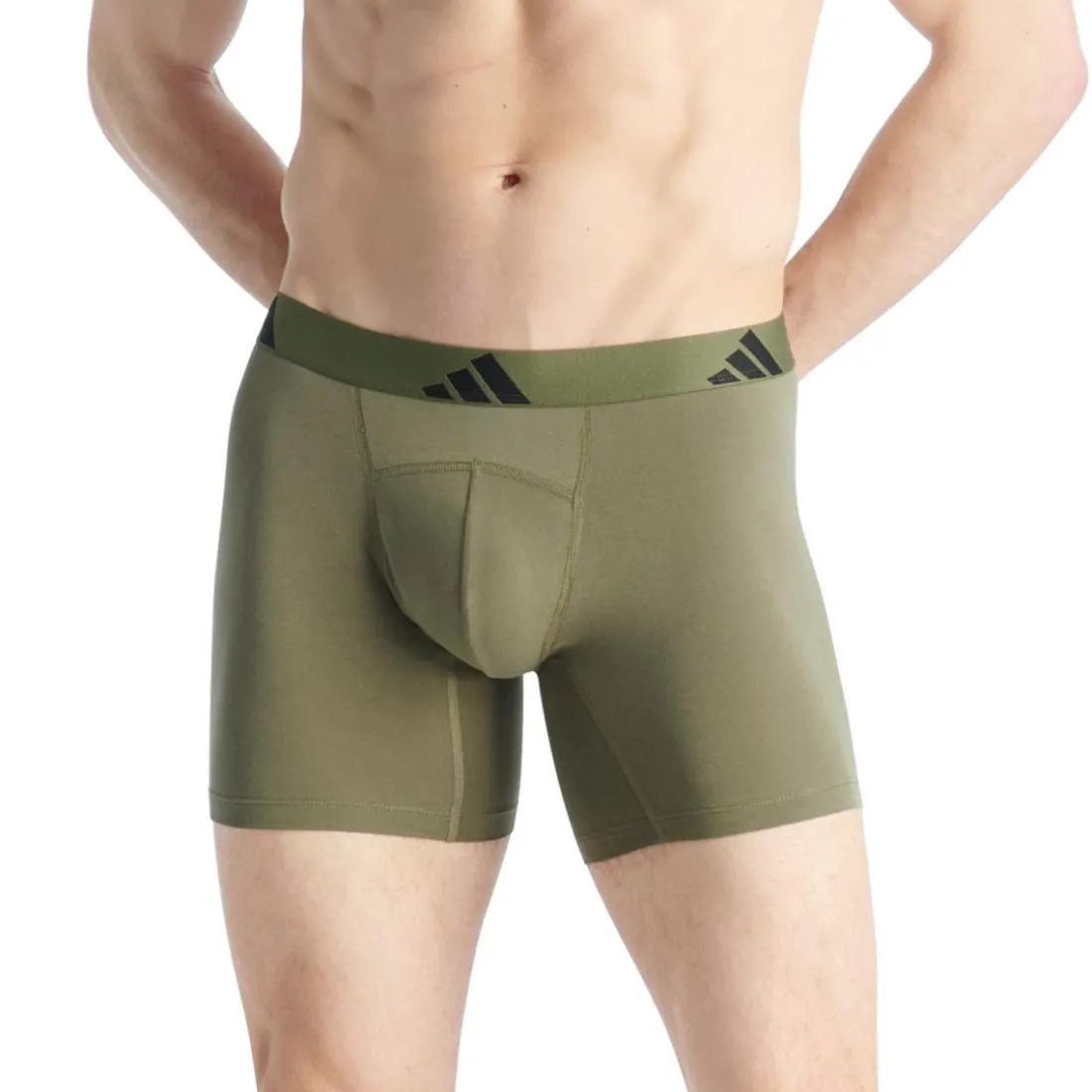 Lot de 2 boxers brief ergonomiques homme Active Flex Cotton Adidasport multicolore en coton
