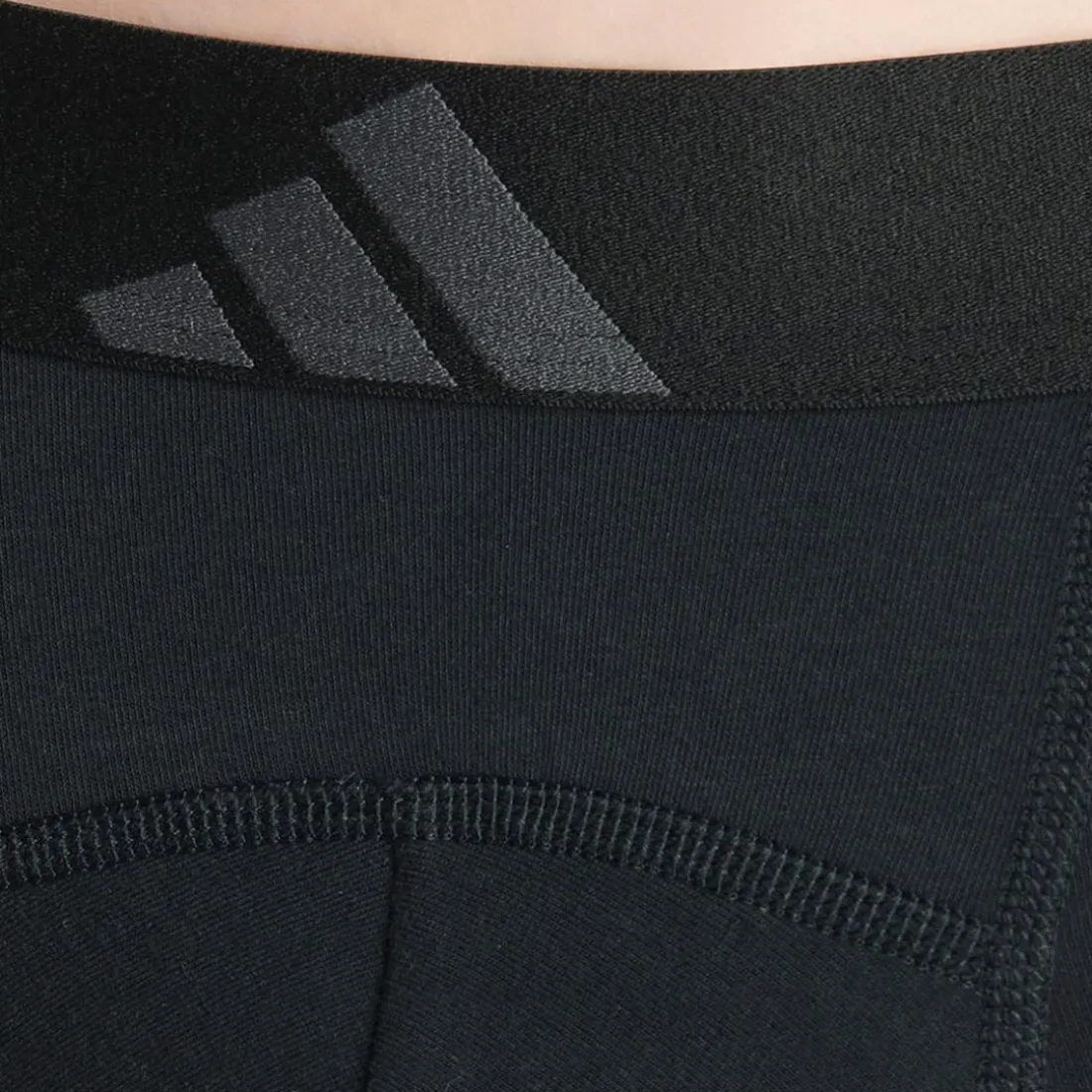Lot de 2 boxers brief ergonomiques homme Active Flex Cotton Adidasport noir en coton