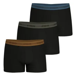 Lot de 3 boxers Easy Recyclé Athena noir en coton