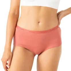 Lot de 3 boxers femme Ecopack Basic Athena rose en coton
