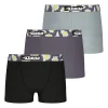Lot de 3 boxers garçon Color Noir en coton