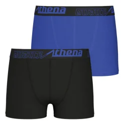 Lot de 2 boxers garçon Ecopack Athena noir