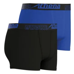 Lot de 2 boxers garçon Ecopack Athena noir