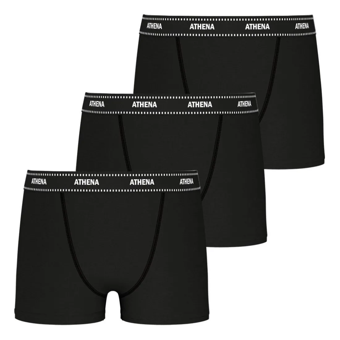 Lot de 3 boxers garçon My Petit Prix noir en coton