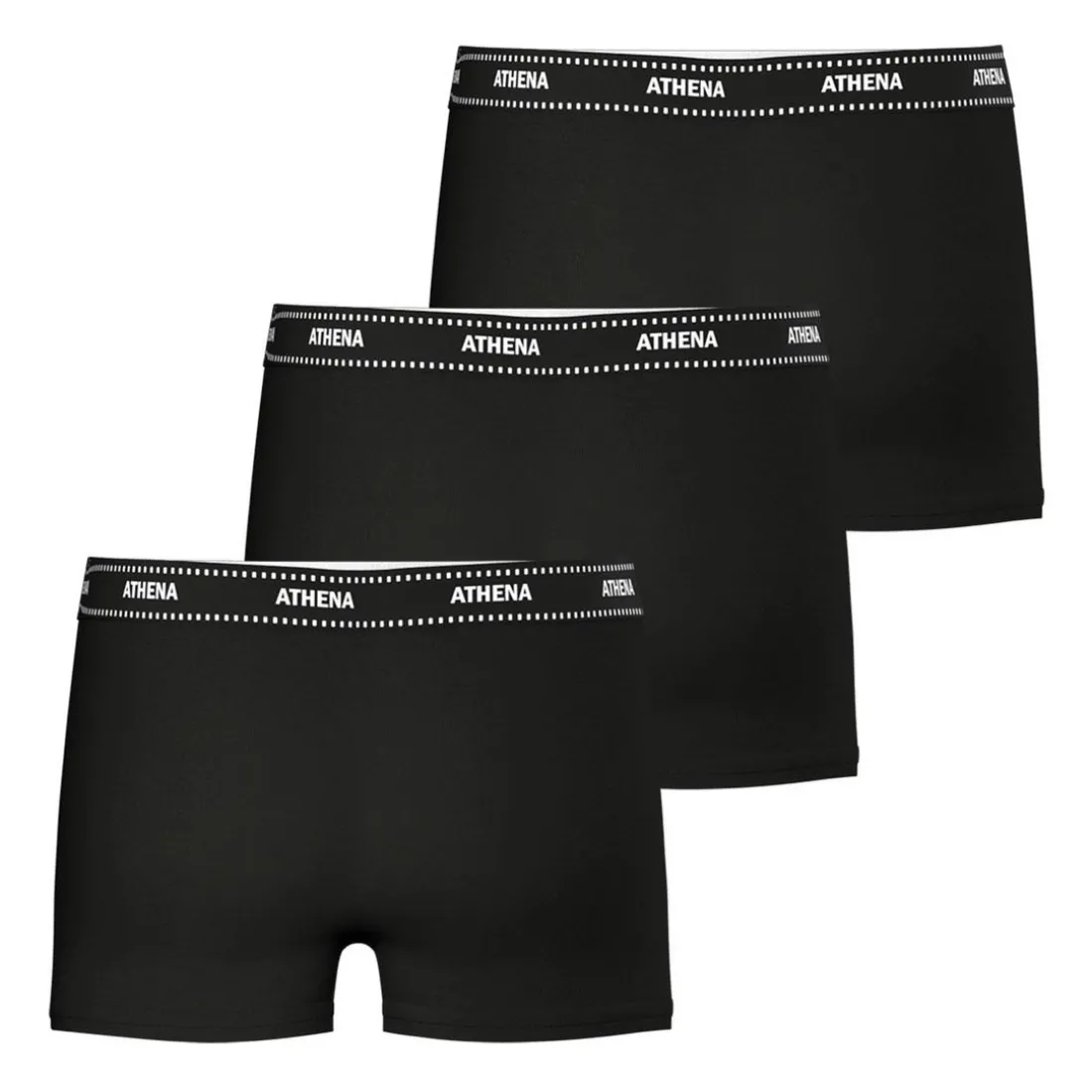 Lot de 3 boxers garçon My Petit Prix noir en coton