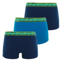 Lot de 3 boxers garçon Sport Stretch Bleu en coton