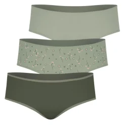Lot de 3 boxers Girl Mode by Athena Fille vert en coton