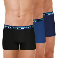 Lot de 3 boxers homme 720 Stretch Coton Athena bleu