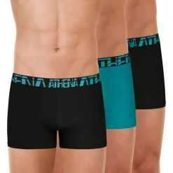 Lot de 3 boxers homme 720 Stretch Micro Athena bleu