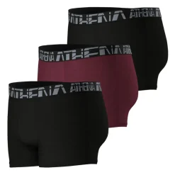 Lot de 3 boxers homme 720 Stretch Micro Athena rouge