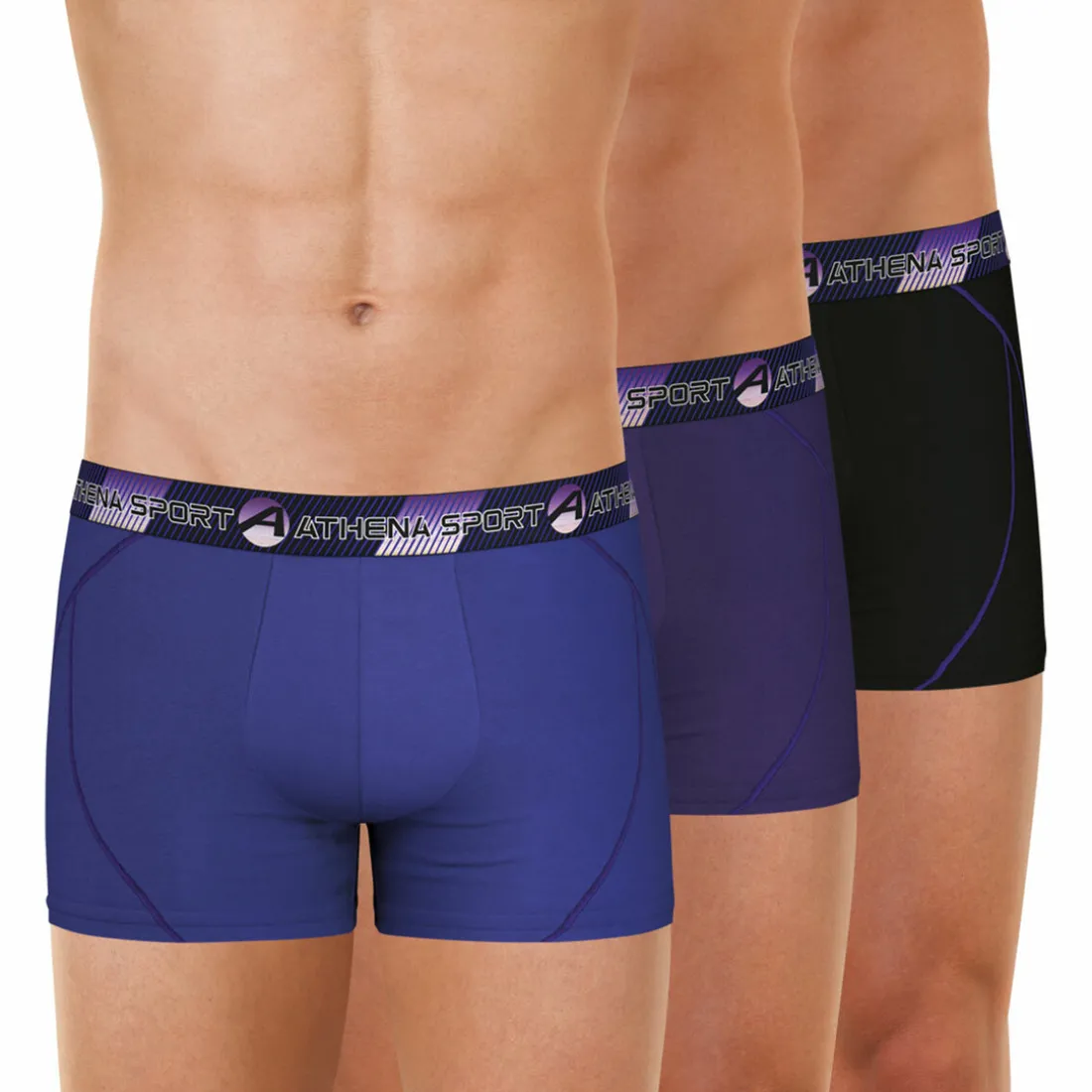 Lot de 3 boxers homme - Violet