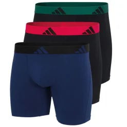 Lot de 3 boxers homme Active Flex Cotton Adidasport rouge en coton