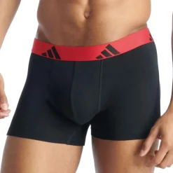 Lot de 3 boxers homme Active Flex Cotton Adidasport rouge en coton