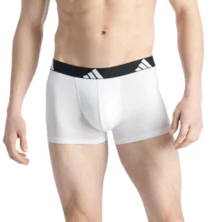 Lot de 3 boxers homme Active Flex Cotton Adidasport blanc en coton