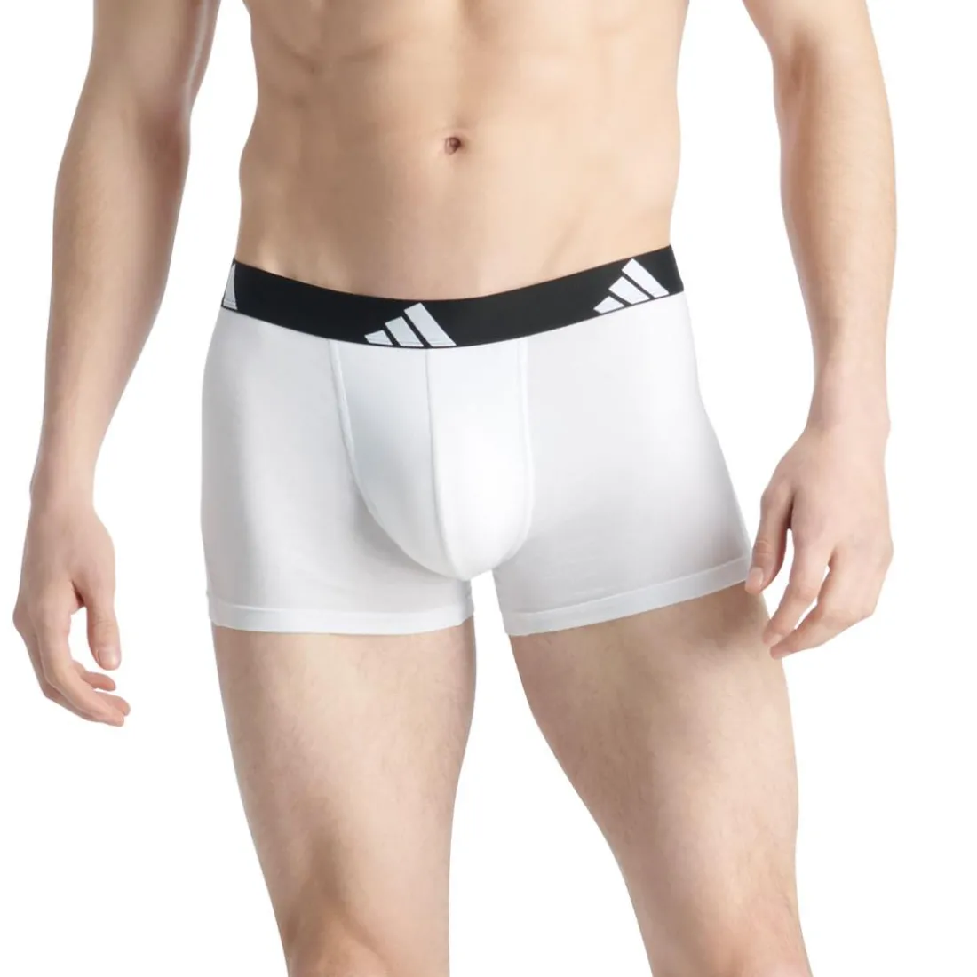 Lot de 3 boxers homme Active Flex Cotton Adidasport blanc en coton