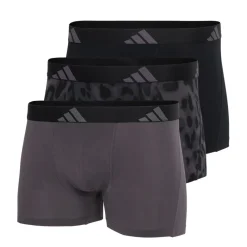 Lot de 3 boxers homme Active Flex Cotton Adidasport gris en coton