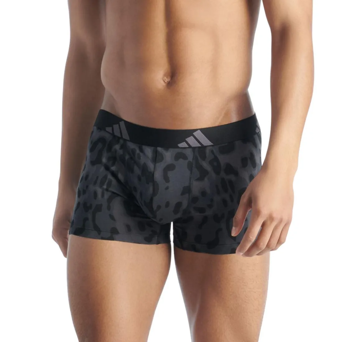 Lot de 3 boxers homme Active Flex Cotton Adidasport gris en coton