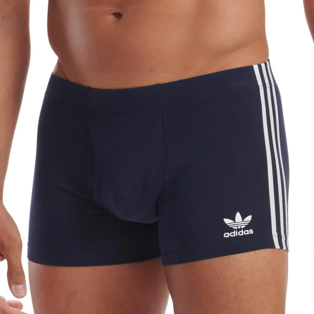 Lot de 3 boxers homme Coton Flex 3tripes Adidas gris