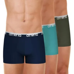 Lot de 3 boxers homme Easy Bio Athena multicolore en coton