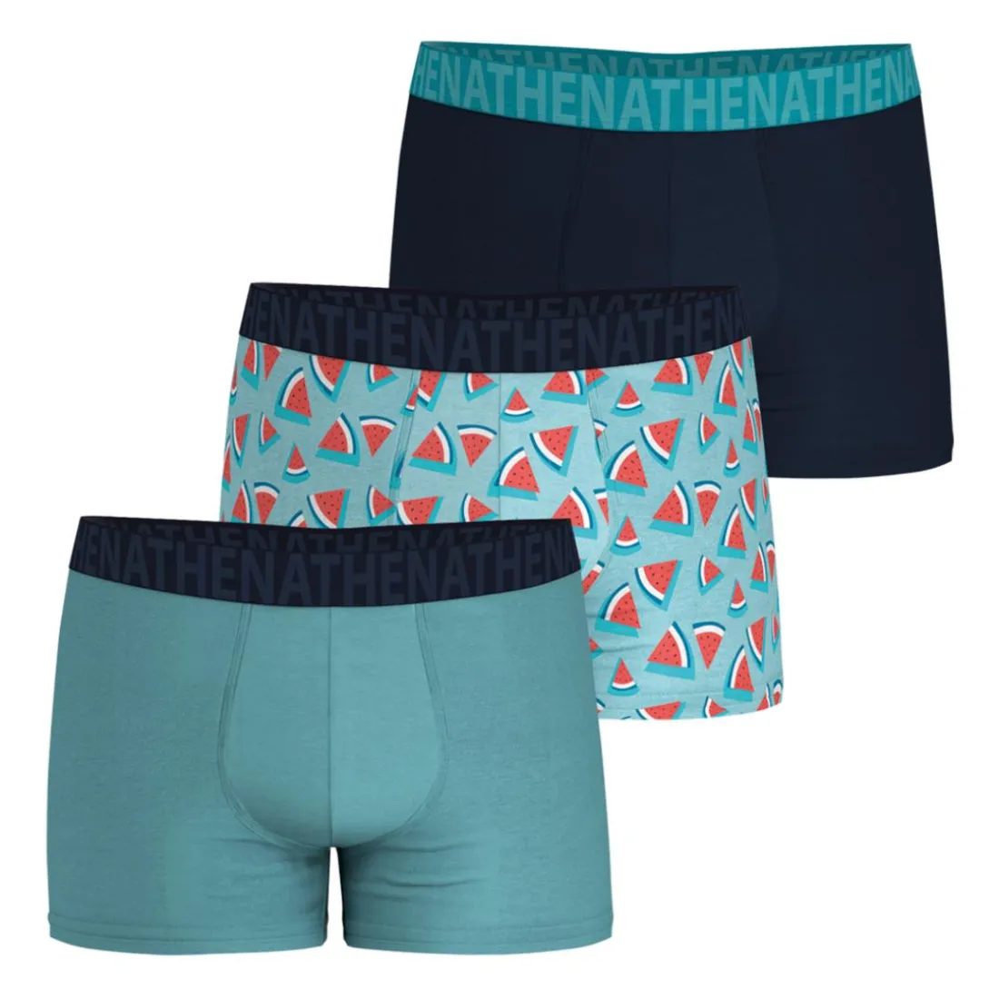 Lot de 3 boxers homme Easy Fun Athena multicolore en coton