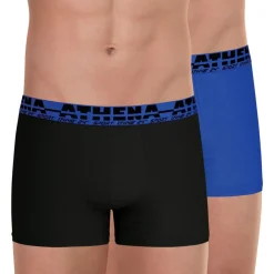 Lot de 2 boxers homme Easy Sport Athena bleu en coton